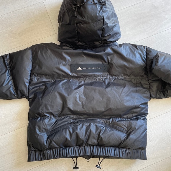 ADIDAS BY STELLA MCCARTNEY Black Short Puffer Jacket - Picture 1 of 6